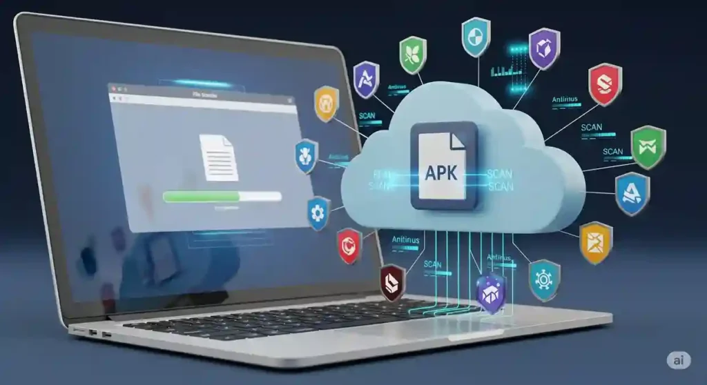 scan an APK file for viruses